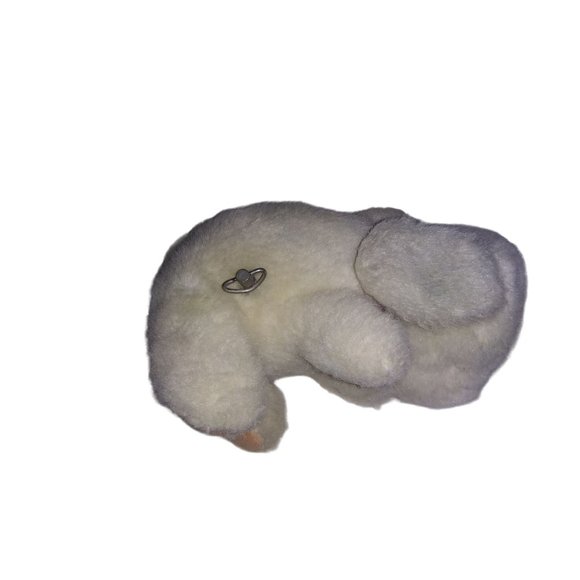 VTG  1987 Applause White Lamb Red Bow Sleeping Shotzy Musical Stuffed Plush RARE - Picture 4 of 10